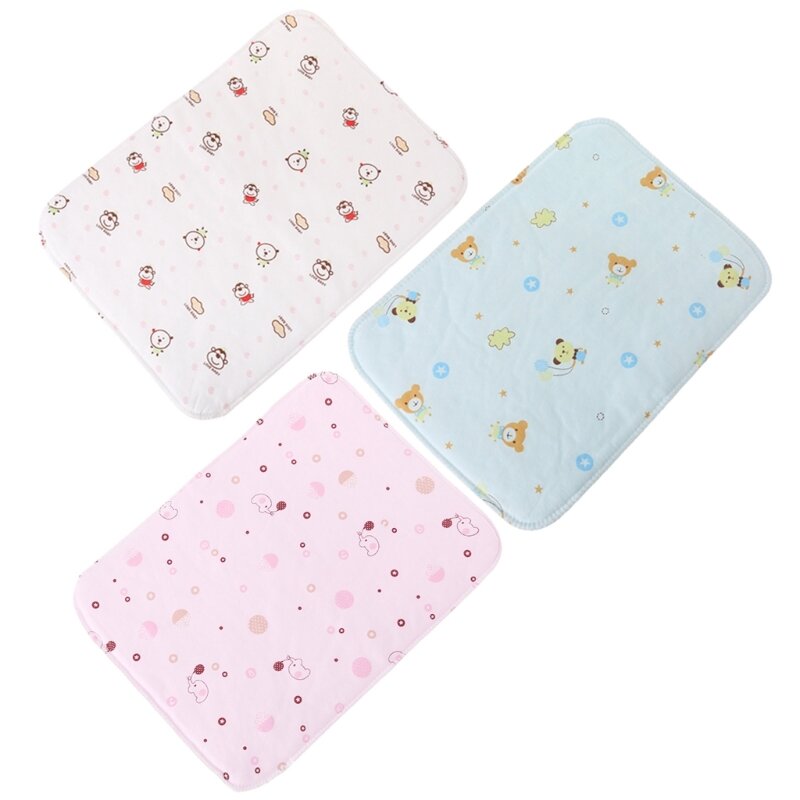 HUYU 아기 기저귀 교환 패드 재사용 가능한 방수 유모차 기저귀 접이식 소프트 매트 세탁 가능