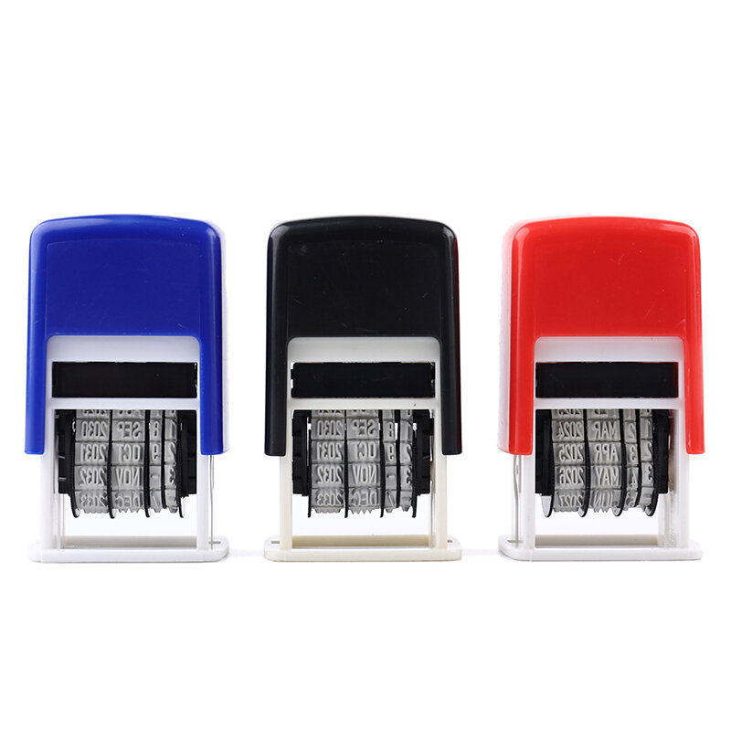 1PC Planner Date DIY Handle Account Date Mud Set Mini Self-Inking Stamping for Office Supplies Emboss
