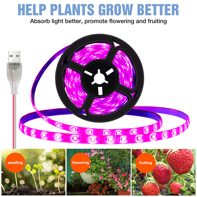 Bombilla LED de espectro completo para cultivo de plantas, luz Phyto Light, lámpara de crecimiento hidropónico, E27