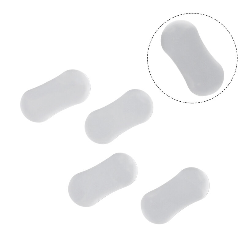 4Pcs Universal Bathroom Hardware Clear Toilet Seat Lid Bumpers Buffers SpacersBathroom Accessories Protection Pads