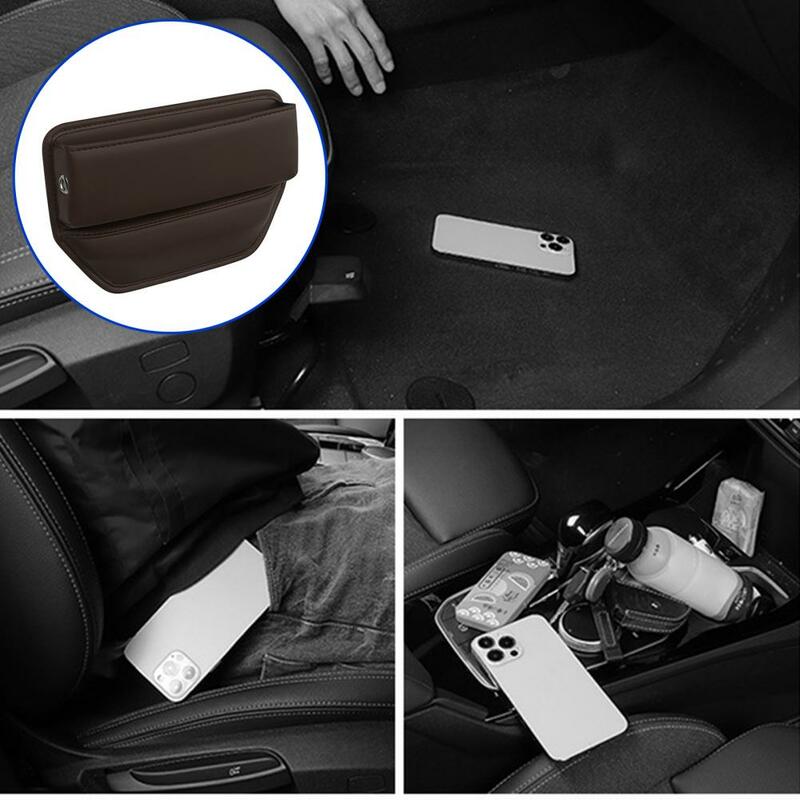 Universal Car Seat Gap Filler Bag, Faux Leather Caixa De Armazenamento para Auto, Suv, Truck Console, Automóvel Organizador