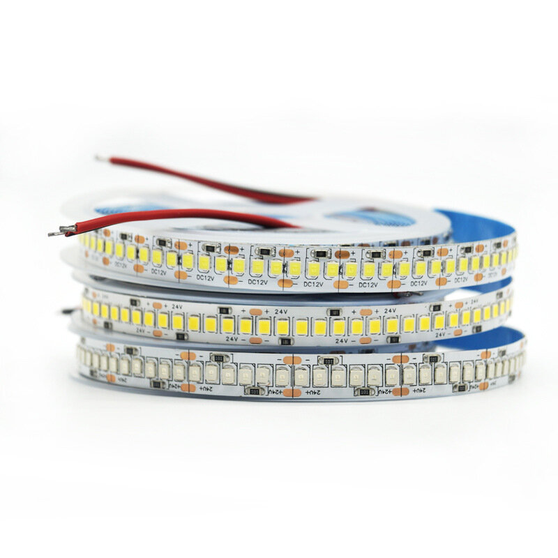 Tira de luces LED RGB de 5V, 12V, 24V, 2835, 5m, 10m, 15m, 20m, 60/120/240/480 LED, blanco Natural/blanco cálido/blanco, decoración del hogar