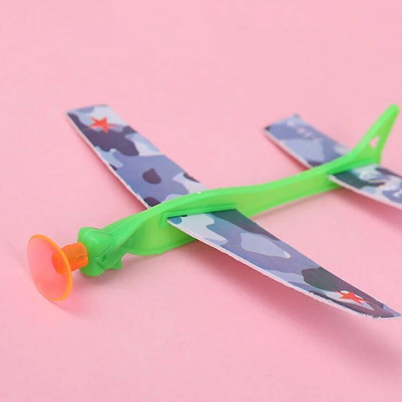 Пластиковая присоска, модель самолета, игрушка, легкая летающая игрушка, самолет, забавный гаджет, подарок, Прямая поставка