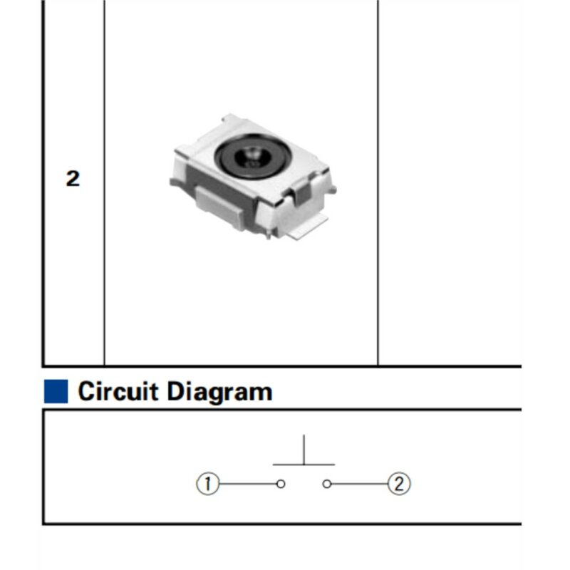Interruptor de parche japonés de 10 piezas, 2 pies, 3x4x1,5, microbotón, resistente al agua y al polvo
