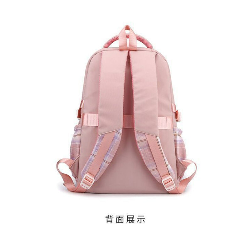 Hello Kitty tas ransel untuk anak perempuan, tas sekolah kapasitas besar sekolah dasar Jepang lucu dan modis