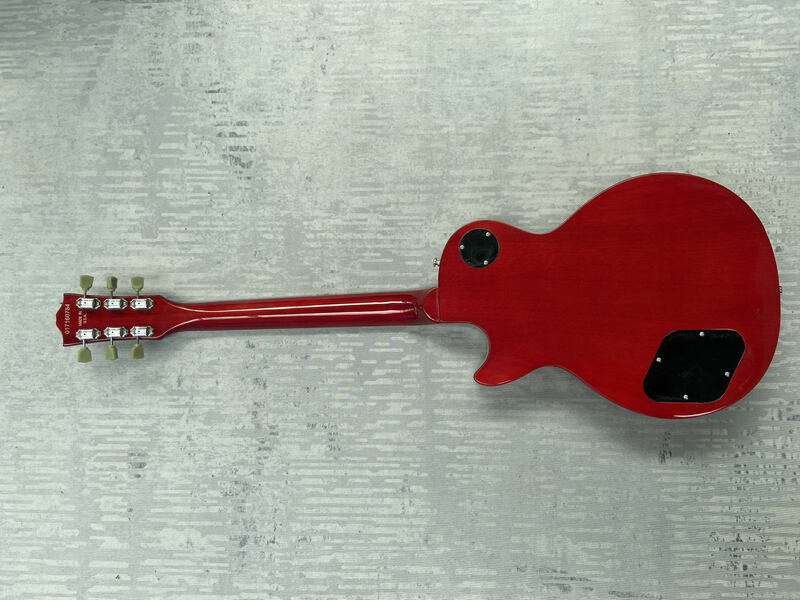 Gib $ на логотип гитары, сделано в Китае, CS, настраиваемый, корпус из высококачественного красного дерева, фингерборд из палисандра, бесплатная доставка