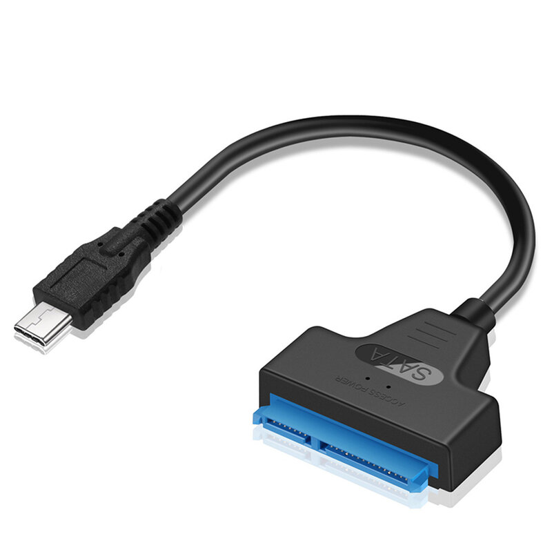 22 Pin 2 5นิ้ว USB SATA 2 5สายเคเบิลอะแดปเตอร์ฮาร์ดดิสก์ภายนอกสนับสนุนลวดสำนักงานโรงเรียน USB 3 0