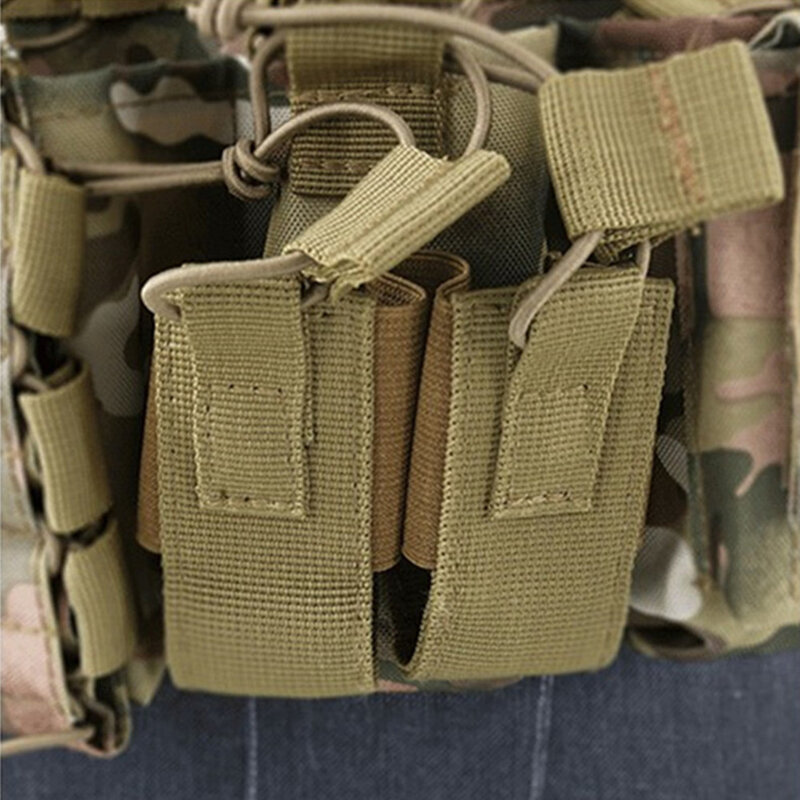 Военный тактический жилет, нагрудная подвесная сумка для радиоприемника, передняя кобура, облегченная модульная система переноски снаряжения, нагрудные карманы для страйкбола, охоты, регулируемая поясная сумка