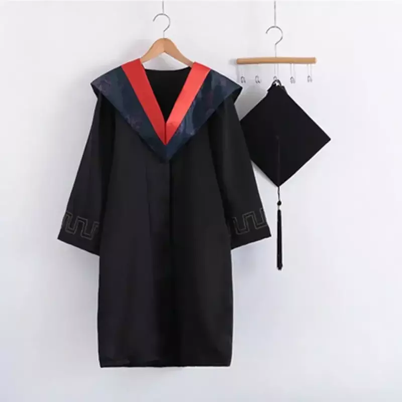 Kappe Universität Bachelor Abschluss Kleid Schule Unisex Abitur Zeremonie Kostüm Uniform