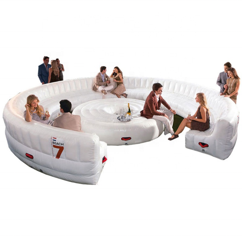 Canapé-lit gonflable avec table, offre spéciale, commercial, bon marché