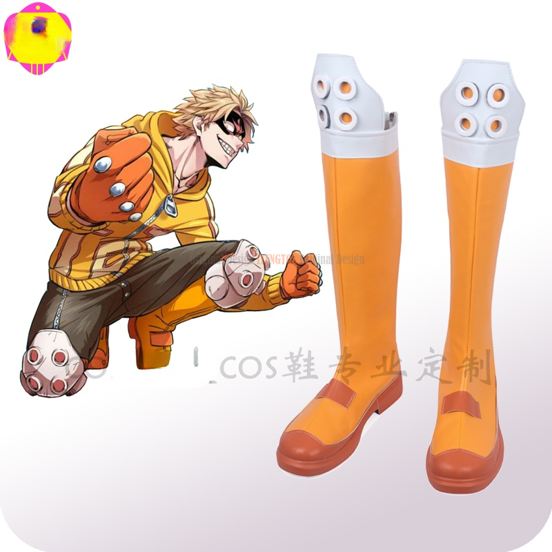 My Hero Academia/Boku No Hero Academia Toyoura Taishirou FATGUM Karakter Anime Sepatu Cosplay Sepatu Bot Perlengkapan Kostum Pesta