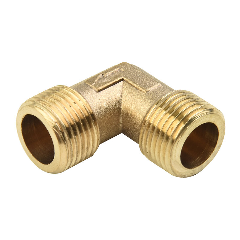 High Quality New Elbow Coupler Male To Male Part Replacement Fitting For Air Compressor 1.2x1.2x0.51inch 16.5mm