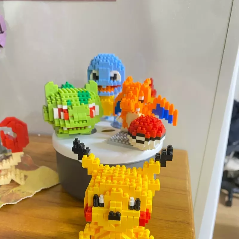 Маленький конструктор Pokemon Nanoblock Charizard Kyogre Groudon Rayquaza, модель, развивающая графическая игрушка для детей, подарок на день рождения, игрушки