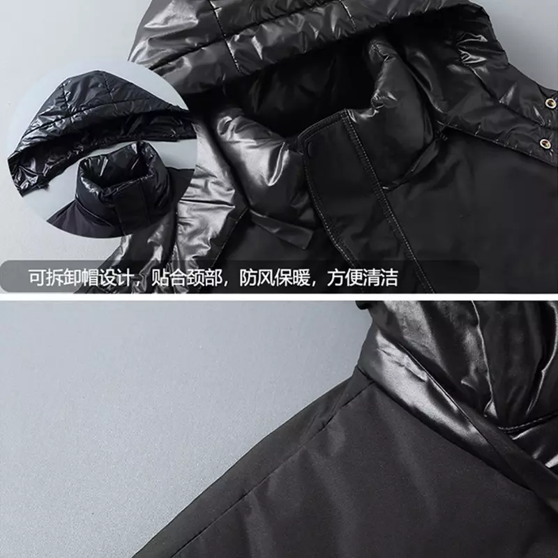 Мужская зимняя куртка-пуховик, размеры до 10XL