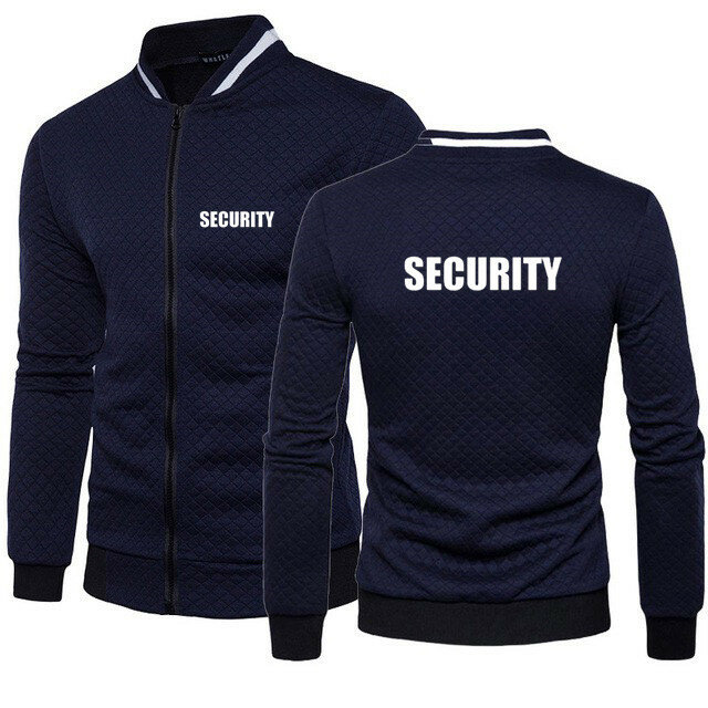 Spring and Autumn Men's Security Outdoor Casual Fashion Zipper Jacket Coat