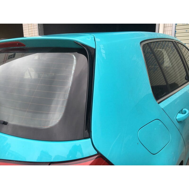 2pcs Spoiler per lunotto posteriore ala posteriore Spoiler per tetto laterale Lip Window Vent Decoration deflettori compatibili per Golf 7 Mk7 2014-2019