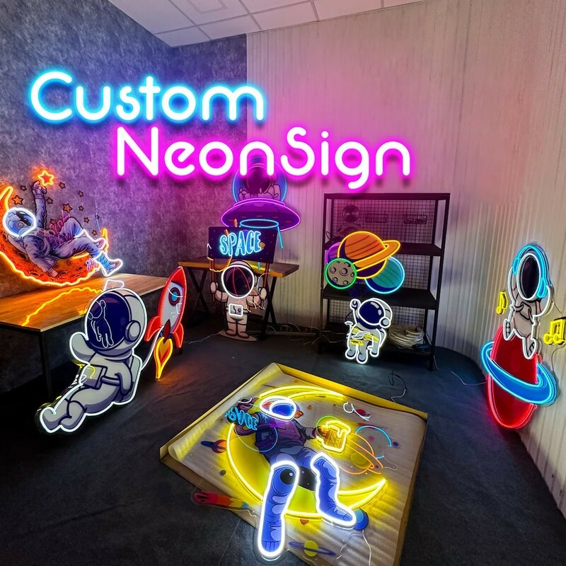 Neon Sign Custom sign for business logo, Large Custom LEd Neon  , Business Logo Sign, Custom logo sign, UV Print logo sign led