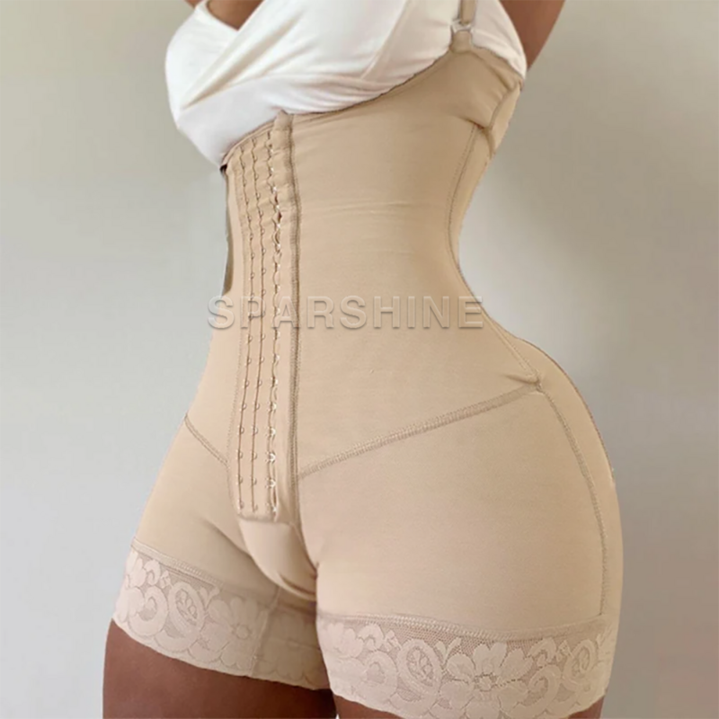 Fajas vita Trainer dimagrante Body Shaper Hook-Eye chiusura anteriore corsetto donne addome controllo Butt Lifter pancia piatta Shapewear