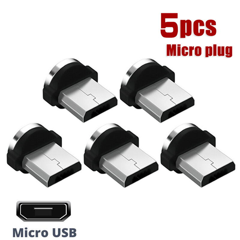 5 Pcs 360 Rotation Magnet Tipps Für Handy Kostenlos Ersatz Teile Zu Verwenden Durable Konverter Ladekabel Adapter