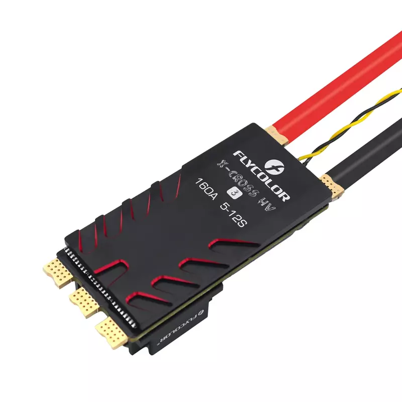 FLYCOLOR 60A/80A/120A/160A ESC X-CROSS HV3 5-12S BLHeli-32 Dshot Proshot 64MHz 32-Bit Speed Controller for RC FPV Racing Drone