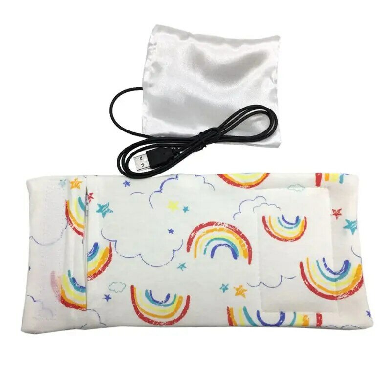 USB Milk Warmer Insulated Bag Portable Travel Cup Warmer Baby Nursing Bottle Cover Warmer Heater Bag Infant Feeding Bottle Bags