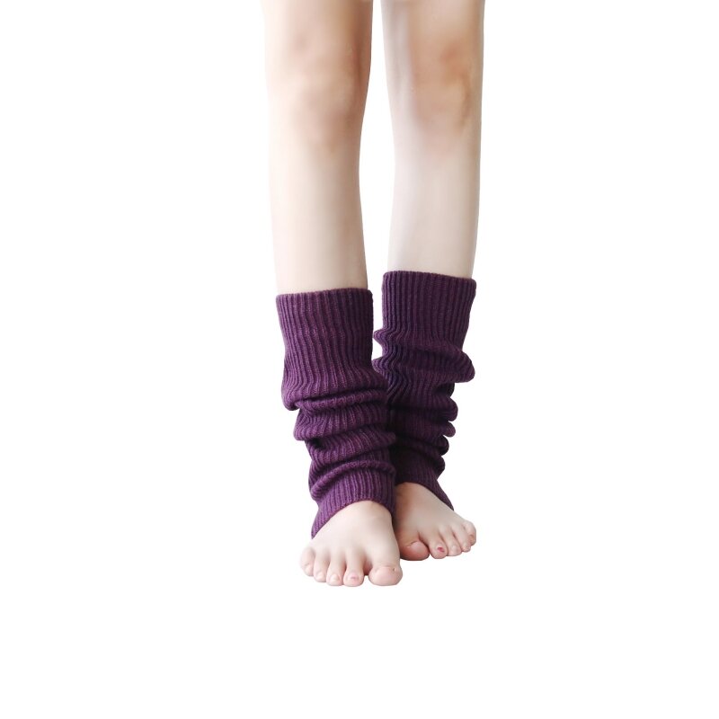 Dancer's Song Adult Latin Dance Leg Set for Children Knitted Woolen Ballet Warm Leg Yoga Foot Treading Warm Socks