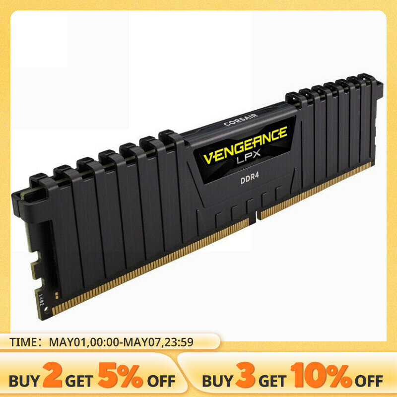 Memoria de escritorio CORSAIR DDR4 RAM Vengeance 16GB 8GB 3200MHz 3600MHz Dimm Memoria Rams PC4 Soporte de memoria para juegos Motherboard