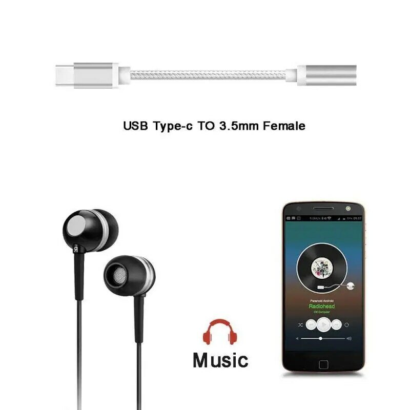 Usb Type C À 3.5mm Aux Adaptateur type-c 3 5 Jack Câble Audio D'origine pour Samsung Galaxy S21 Ultra S20 Note 20 10 Plus Onglet S7 Chaude