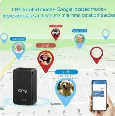 정품 마그네틱 GPS 추적기 장치, GSM 미니 실시간 추적 로케이터, 자동차 오토바이 리모컨 추적 모니터, GF07