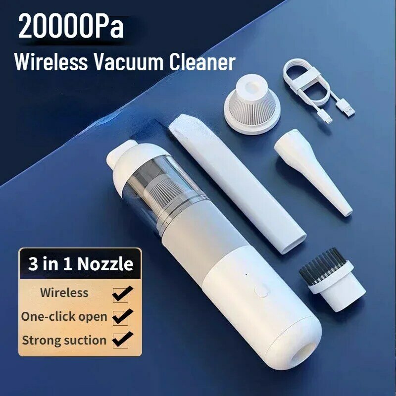 Xiaomi Car Vacuum Cleaner New 3 in1 Wireless Automobile Vacuum Cleaner Portable Robot Vacuum Cleaner Handheld Mini Dust Catcher