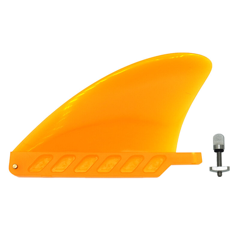 Aileron central flexible souple de 4.6 pouces avec vis, aileron d'eau blanche pour Air Sup, longue planche de Paddle gonflable