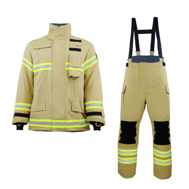 耐火消防士のスーツ,防水ロック装置,en469およびnfpa1970標準と互換性,新しい認証済み