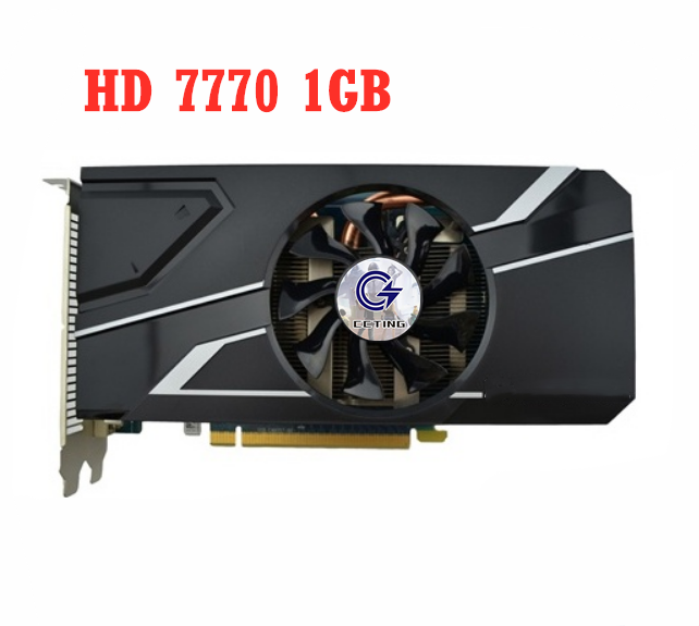 Видеокарта SAPPHIRE Radeon HD 7770 1 ГБ GPU HD7770 1G GDDR5 для ПК компьютерных игр HDMI PCI-E X16 используется для SAPPHIRE