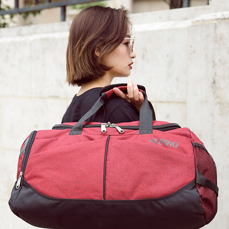 男性と女性のためのポータブルショルダーバッグ,トラベルハンドバッグ,大容量の荷物,高品質の韓国版,新しいコレクション