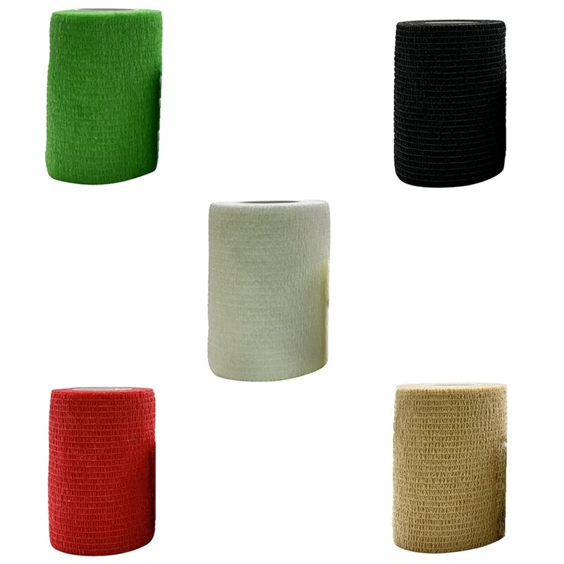 Vendaje elástico autoadhesivo deportivo, cinta envolvente para almohadillas de soporte de rodilla, dedo, tobillo, palma, hombro