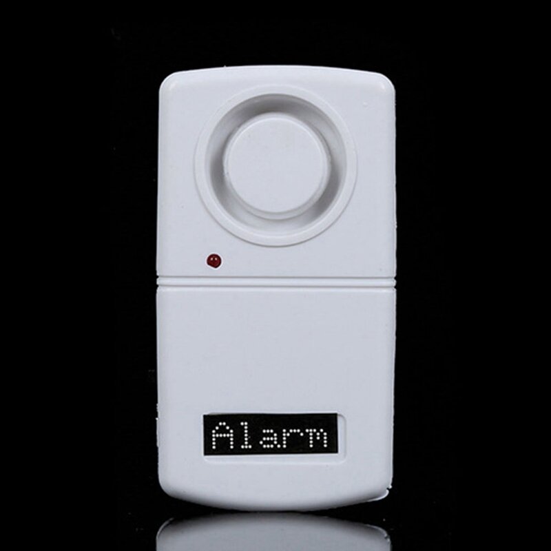 Detector de vibração sensível sem fio, alarme de terremoto com iluminação LED, alarme carro elétrico, porta, casa