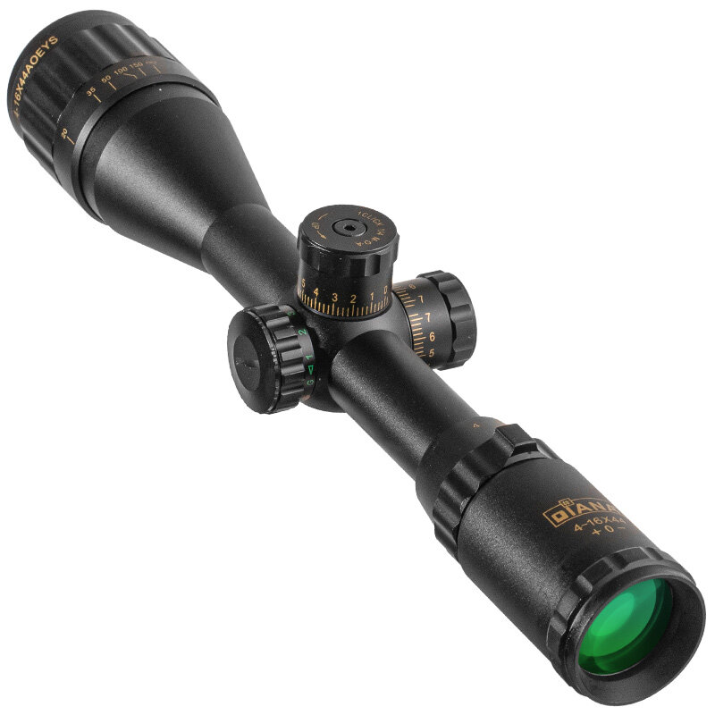 DIANA-Lunette de visée pour fusil de chasse, 4-16x44 DulRifle, Optic Sight, Green Red Illuminated, Sniper Airsoft Scope Sight