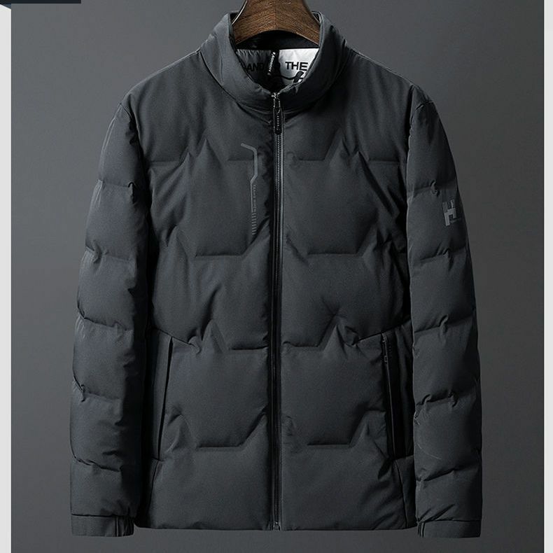 새로운 패션 가을 겨울 남자 오리 재킷 울트라 라이트 얇은 겨울 재킷 남자 스탠드 칼라 따뜻한 겉옷 코트 Z08, 2022