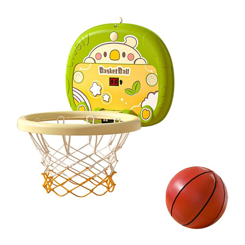 Conjunto de Mini aro de baloncesto, juego deportivo de puntuación, entrenamiento de baloncesto, tablero trasero para jardín exterior, niños de todas las edades