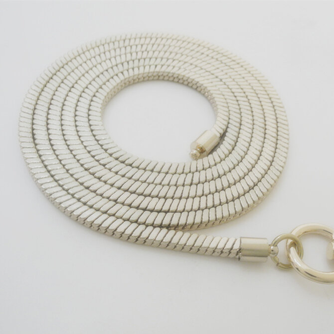 Cadenas de repuesto de Metal de Serpiente de Cobre de 3mm, Asa de hombro, bolso cruzado, accesorios de lujo, venta al por mayor