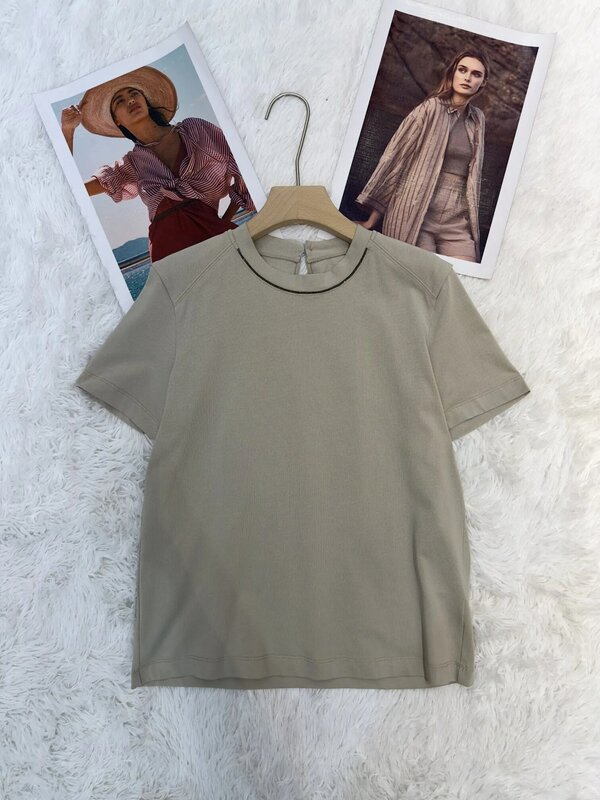 Summer casual pure cotton high quality t-shirt