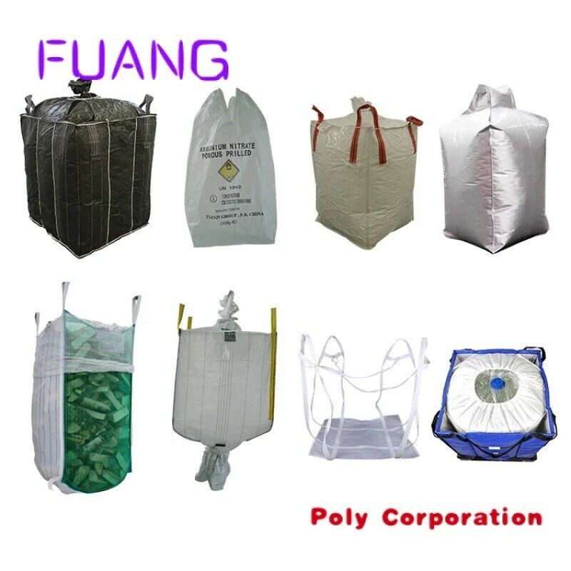 중국 공급 업체 슈퍼 자루, 1 톤, 2 톤, 1000 kg, 점보 FIBC 벌크, 시멘트용 큰 가방