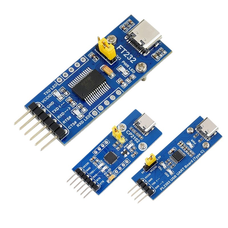 Waveshare Type C To UART(TTL) Board Universal Serial Communication Expansionboard Module