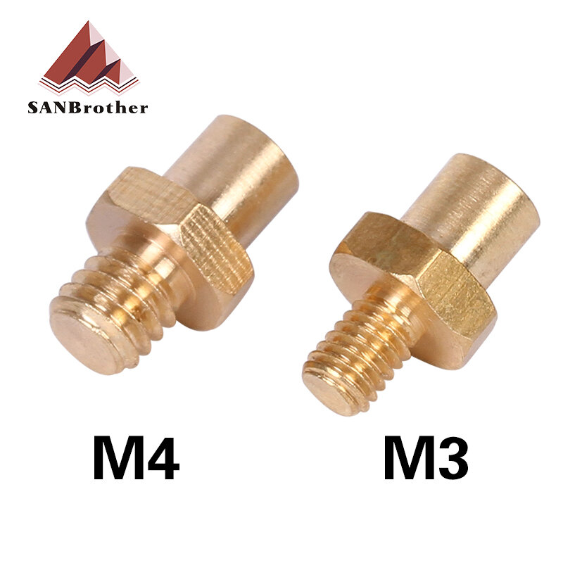 Piezas de impresora 3D, termistor de Sensor de temperatura de rosca M3/M4, tornillo tipo K, tornillo de fijación de termopar