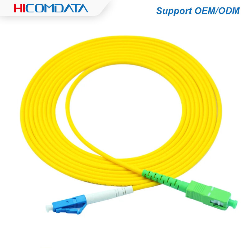 SC/APC-LC/UPC 3M Simplex Single Mode Fiber Optic Patch Cord SC-LC 2.0mm 3.0mm FTTH Fiber Patch Cable 1Ｍ 3M 5M 10M