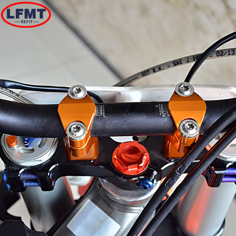 Motocicleta CNC guiador Riser, suporte de braçadeira para KTM, SX, SXF, XC, XCF, XCW, EXC, EXCF, 2005-2015, Husqvarna TC, FC, FE, 2014-2015, 55 milímetros