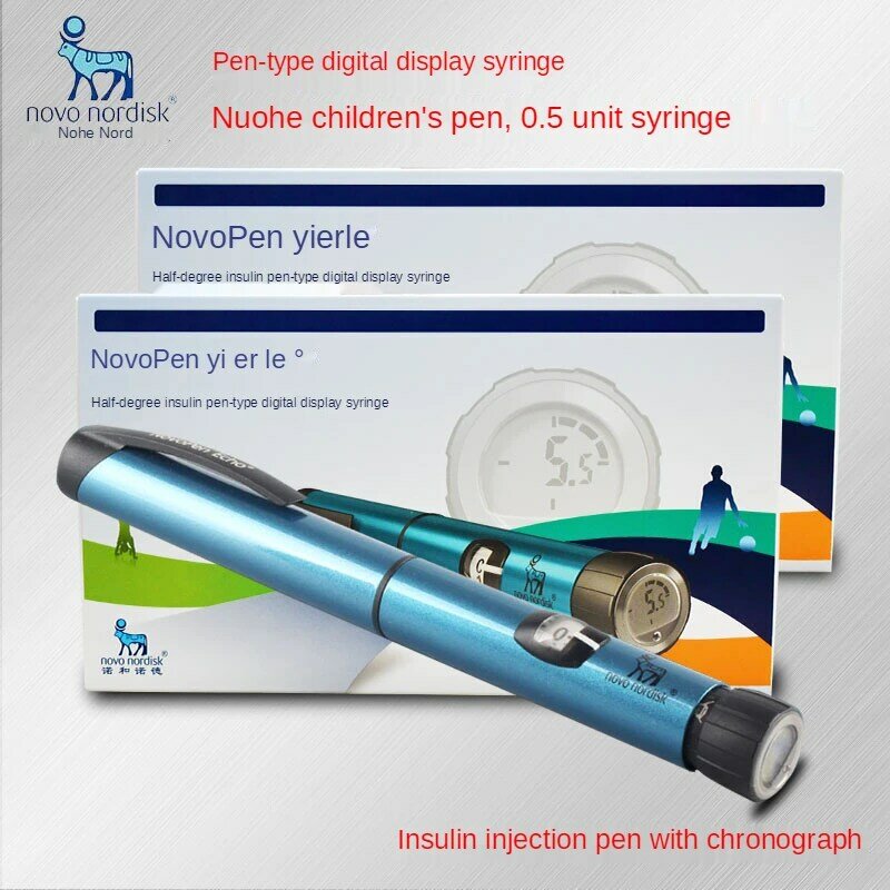 Yierle caneta de injeção de insulina nuohe caneta de injeção de memória de açúcar no sangue das crianças diabetes em casa