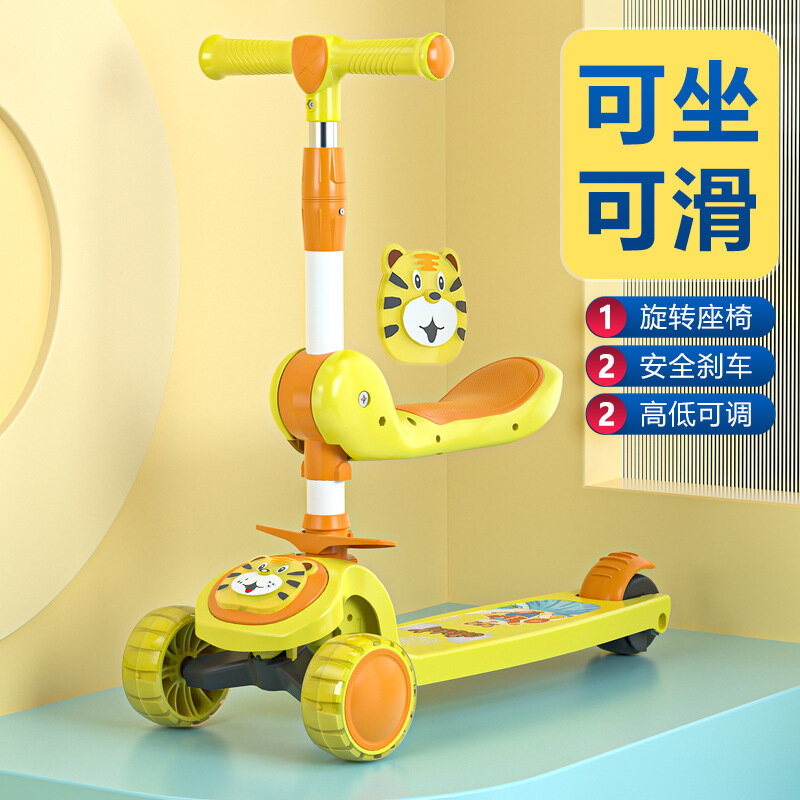 Scooter per bambini 1-2-3-6-12 anni 3-in-1 yo-yo girl boy baby kid scooter