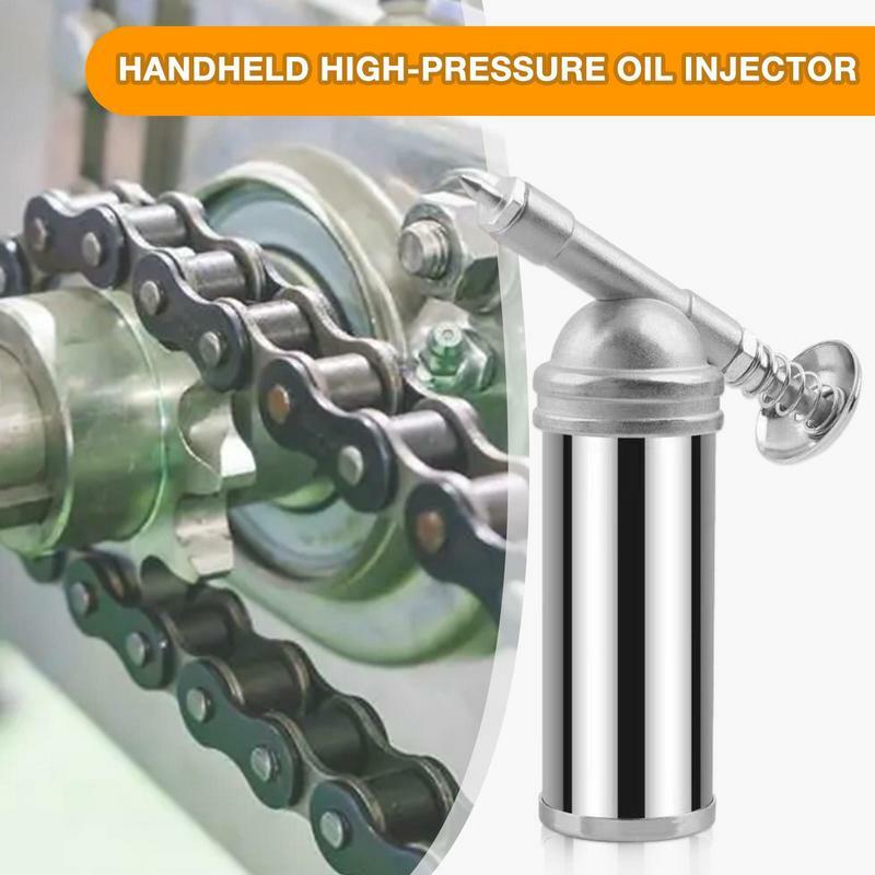 Mini Grease Injector 80cc Capacity Needle Nozzle Mini Tool 1000PSI Output Pressure Handheld Oil Injector For Impact Wrench