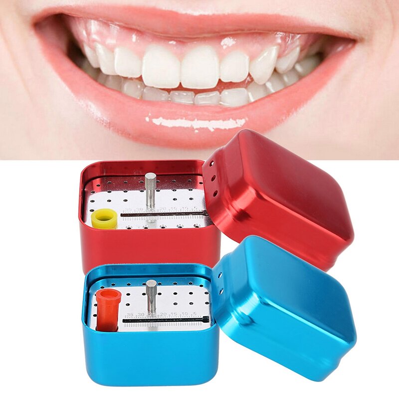 ملف قناة الجذر الأوتوكلاف ، صندوق تعقيم الأسنان ، أدوات العناية بالفم ، مختبر الأسنان ، أدوات طبيب الأسنان الخاصة ، 2-Color ، 30-Hole